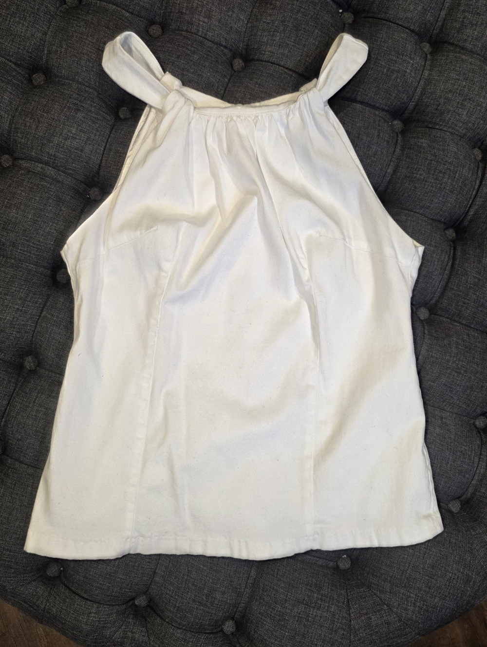 Pinup Couture White Harley Top XL